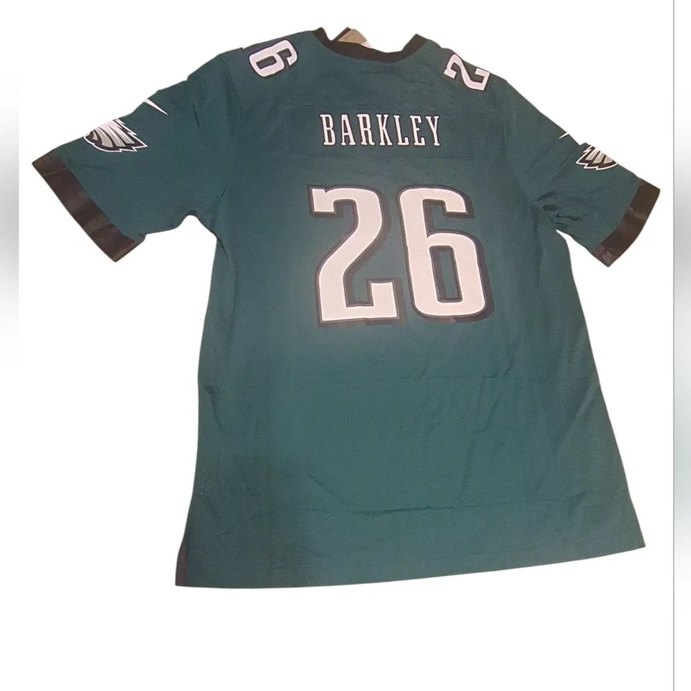 Nike NFL Eagles Sanders #26 Teal and Black Men's Jersey Size XL - Picture 4 of 9
